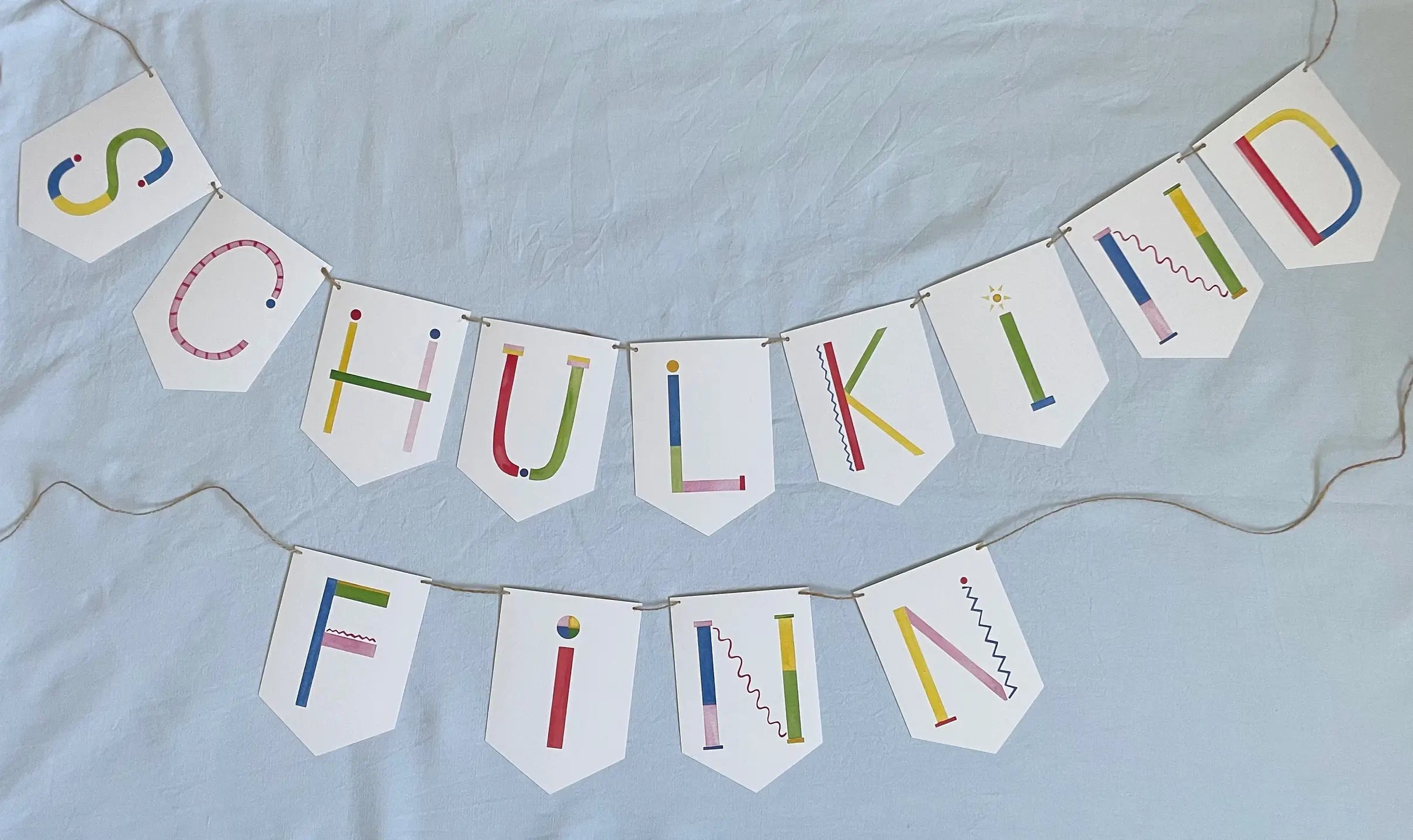 Schulkind-Girlande / Hannahs Firlefanz