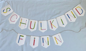 Schulkind-Girlande / Hannahs Firlefanz