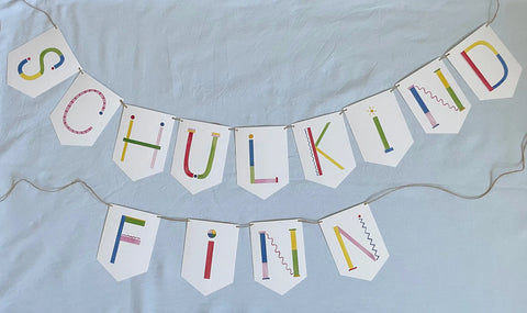 Schulkind-Girlande / Hannahs Firlefanz