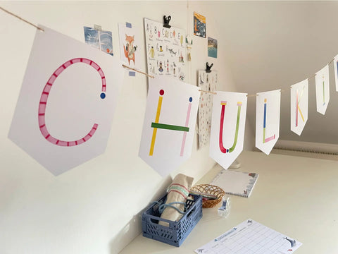 Schulkind-Girlande / Hannahs Firlefanz