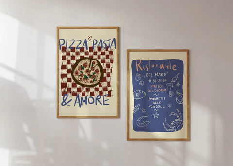 Poster “Pizza Pasta Amore“ DIN A3 / Studio Dolci