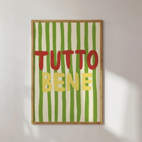 Poster “Tutto Bene“ DIN A3 / Studio Dolci
