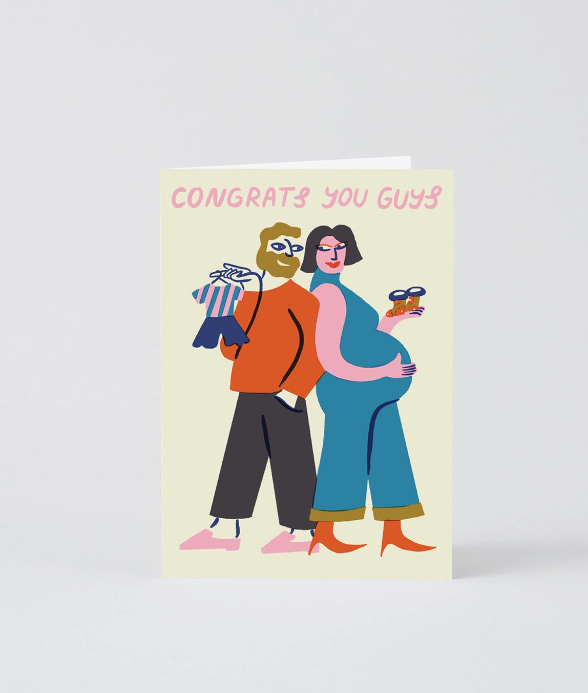 Glückwunschkarte "Congrats You Guys" / Wrap