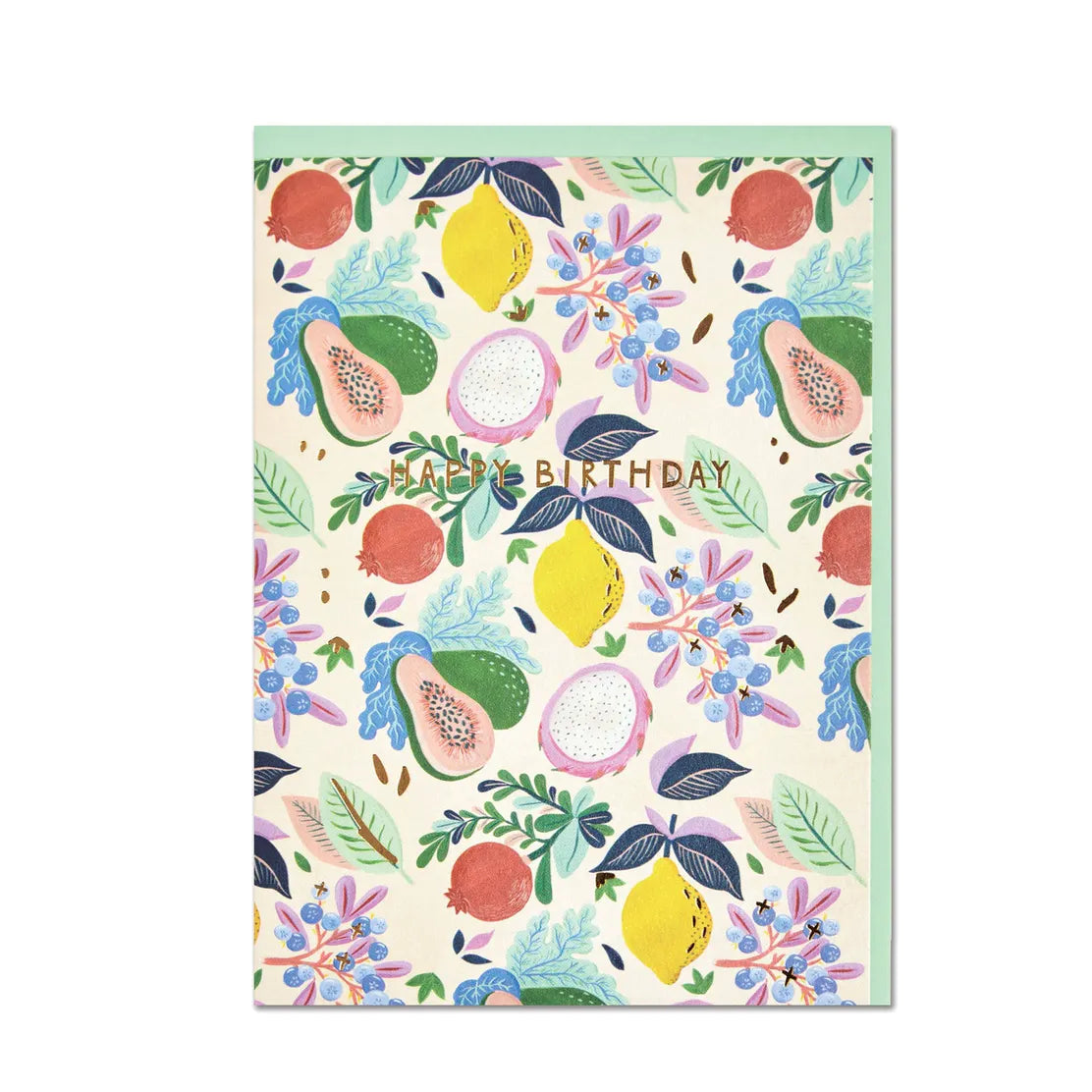 Karte „Happy Birthday“ / Raspberry Blossom