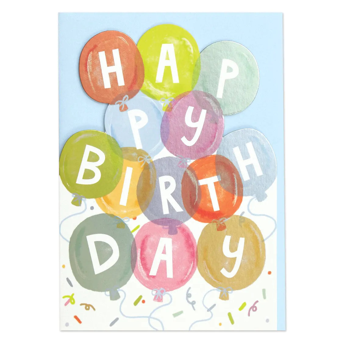 Karte „Happy Birthday Balloons“ / Raspberry Blossom