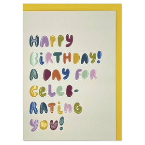 Karte „Happy Birthday, Celebration“ / Raspberry Blossom