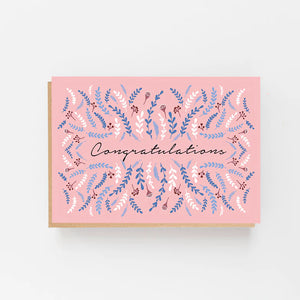 Glückwunschkarte "Congratulations" / Lomond Paper Co.