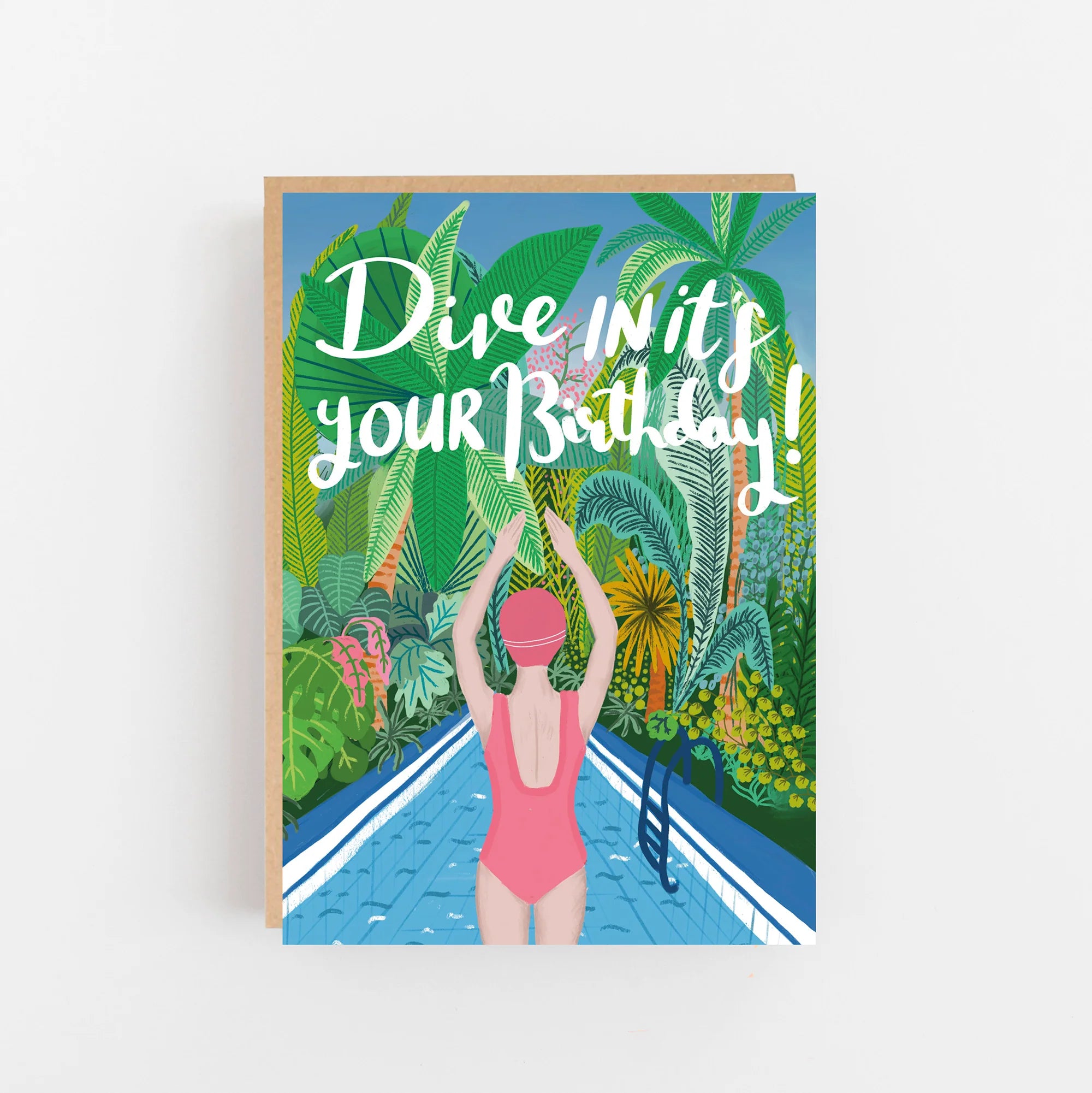 Glückwunschkarte "Dive in - It‘s your Birthday" / Lomond Paper Co.