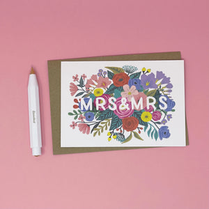 Hochzeitskarte "Mrs & Mrs" / Lomond Paper Co.