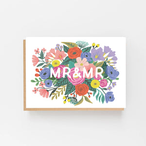 Hochzeitskarte "Mr & Mr" / Lomond Paper Co.