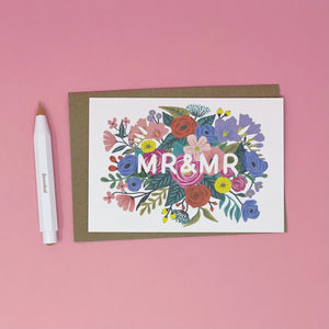 Hochzeitskarte "Mr & Mr" / Lomond Paper Co.