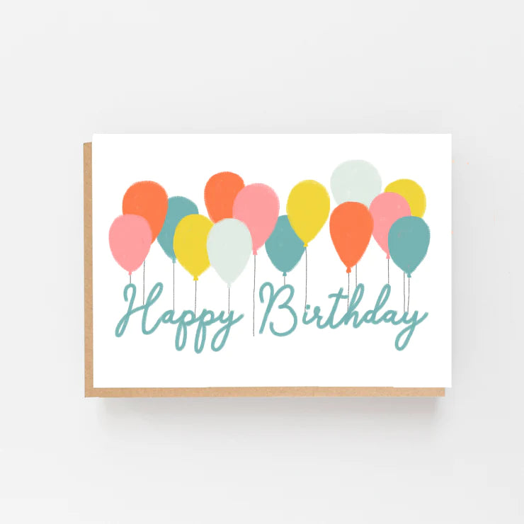 Glückwunschkarte "Birthday Balloons" / Lomond Paper Co.