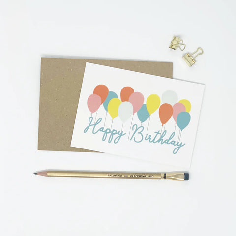 Glückwunschkarte "Birthday Balloons" / Lomond Paper Co.