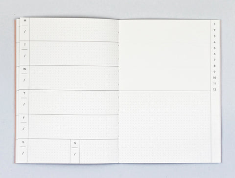 Weekly Planner Undated „Capri“ / The Completist
