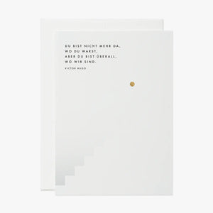 Kondolenzkarte "Everywhere" / Thie Studios