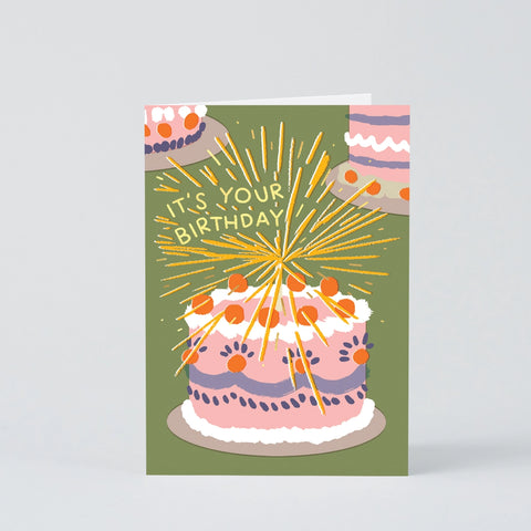 Grußkarte "It‘s Your Birthday"/ Wrap