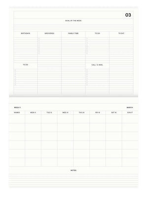 Family Planner 2024 Kreis / Fabrique à la Carte