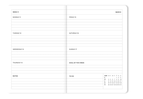 Diary Kalender 2024 / Fabrique à la Carte