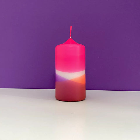Dip Dye Stumpenkerzen / Pink Stories