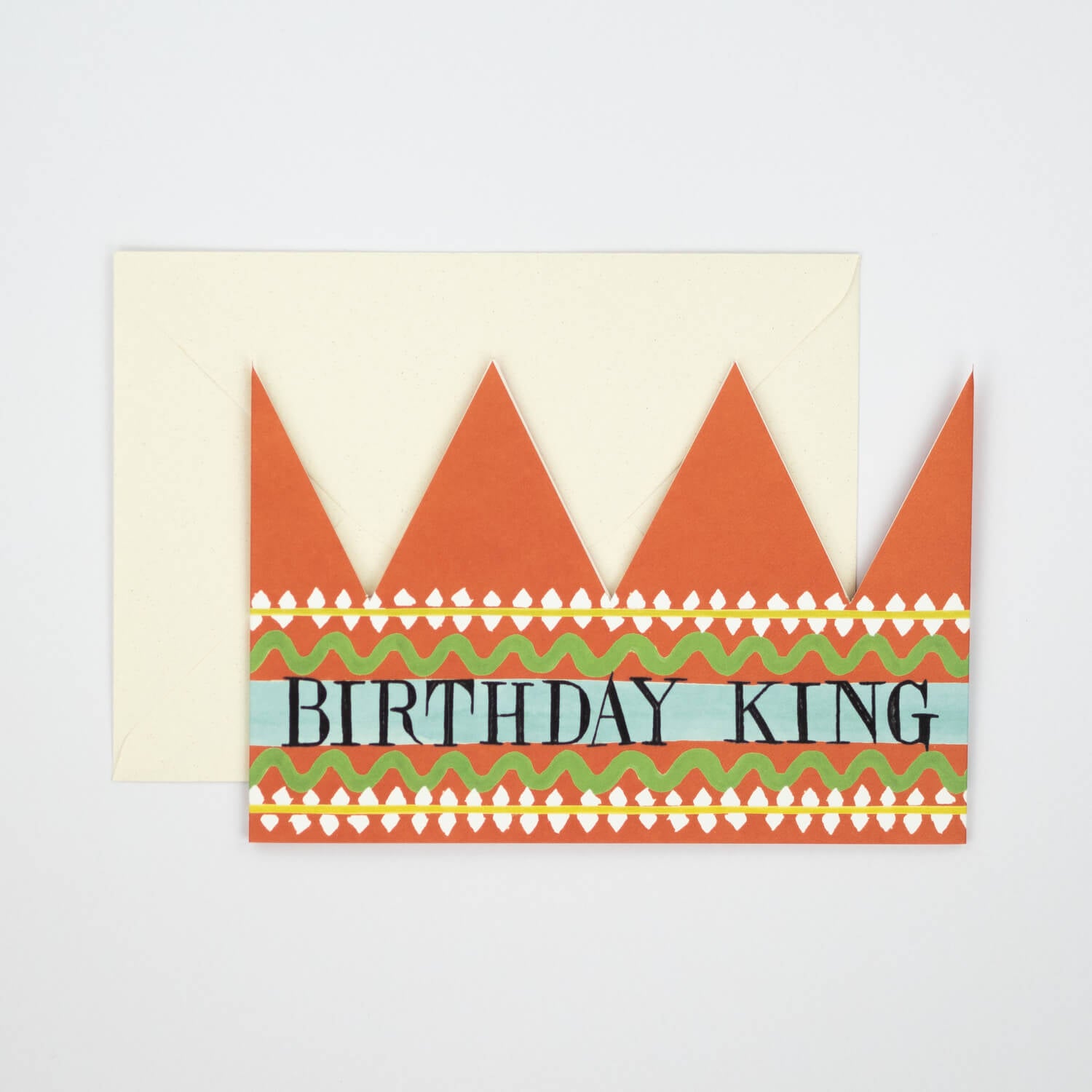 Partyhut-Karte "Birthday King" / Hadley