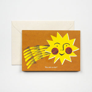 Grußkarte "You Are a Star" / Hadley