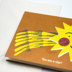 Grußkarte "You Are a Star" / Hadley