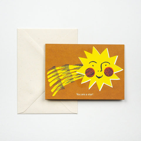 Grußkarte "You Are a Star" / Hadley