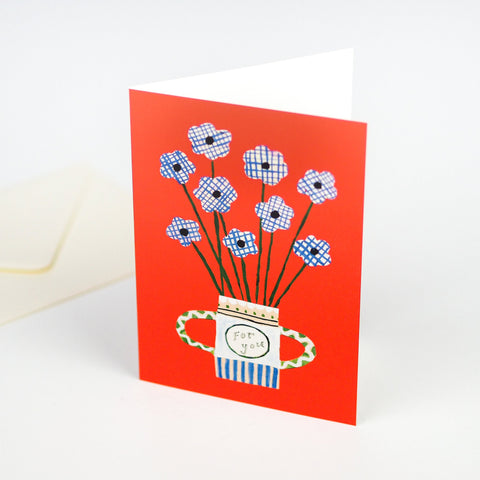 Grußkarte "Flowers for You" / Hadley
