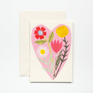 Grußkarte "Floral Heart" / Hadley