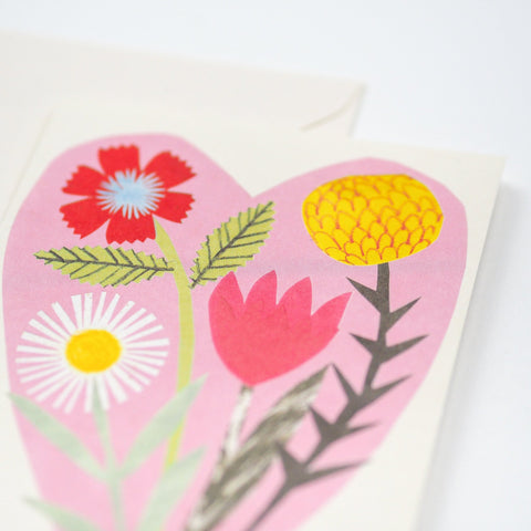 Grußkarte "Floral Heart" / Hadley