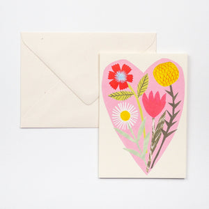 Grußkarte "Floral Heart" / Hadley