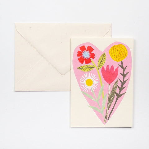 Grußkarte "Floral Heart" / Hadley