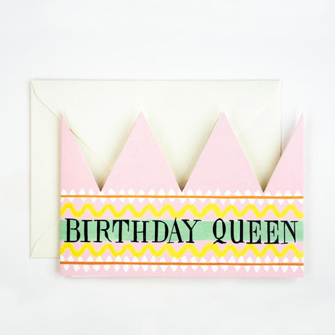 Partyhut-Karte "Birthday Queen" / Hadley