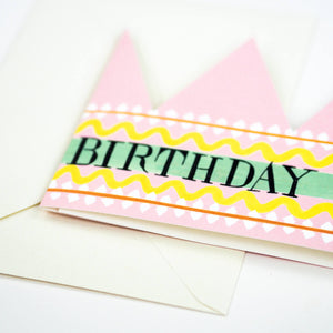 Partyhut-Karte "Birthday Queen" / Hadley