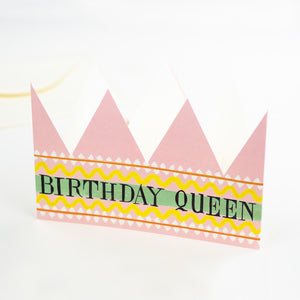 Partyhut-Karte "Birthday Queen" / Hadley