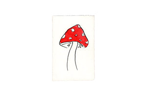 Klappkarte „Pilz“ / Scribble & Daub