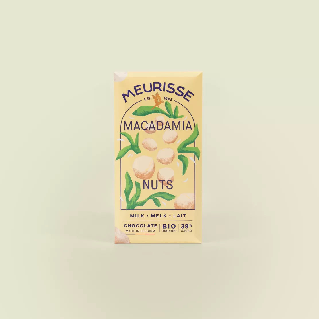 Milchschokolade "Macadamia 39%" / Meurisse