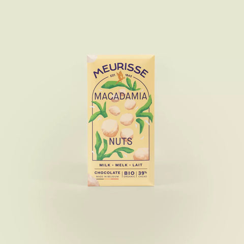 Milchschokolade "Macadamia 39%" / Meurisse
