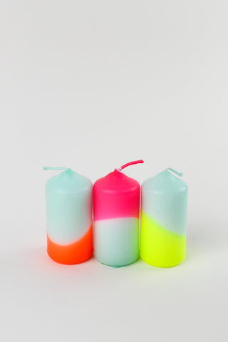Dip Dye Stumpenkerzen / Pink Stories