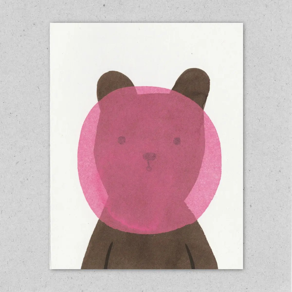 Karte „Bubblegum Bear“ / Lisa Jones Studio