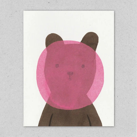 Karte „Bubblegum Bear“ / Lisa Jones Studio