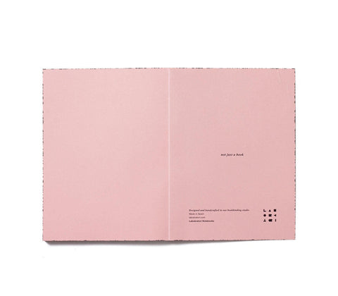 Notizbuch "Spray Splash" pale pink / Labobratori Notebooks