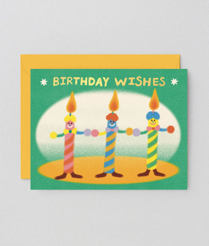 Glückwunschkarte "Birthday Wishes" / Wrap