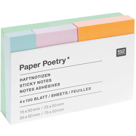 Haftnotizen „Sticky Notes Pastell“ Klein / Rico Design