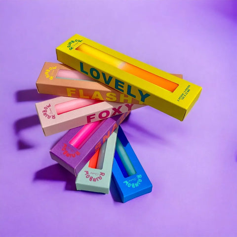 Rainbow Studio Stabkerzen-Set "Lovely" / Pink Stories