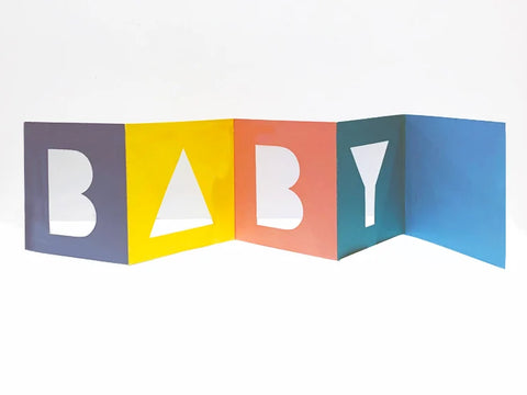 Karte "Baby Card" / Cut & Make
