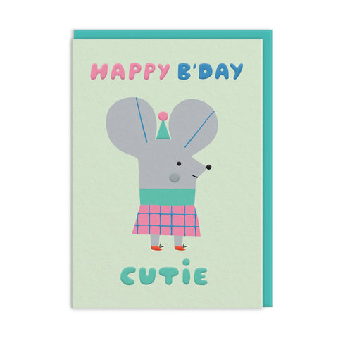 Glückwunschkarte "Cutie Birthday Card"/ Ohh Deer