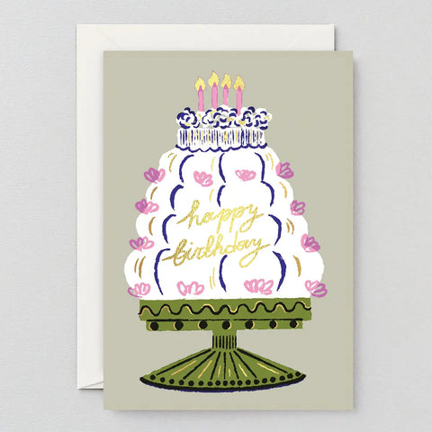 Glückwunschkarte „Happy Birthday“ / Wrap