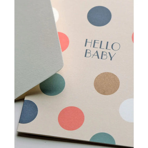 Polka Dots Grußkarte/Kinderkarte/Geburtskarte / Haferkorn & Sauerbrey
