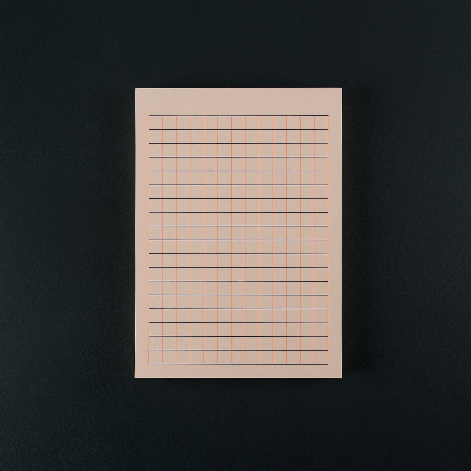 Notepad A5 „Squared" orange & blau / Le Typographe